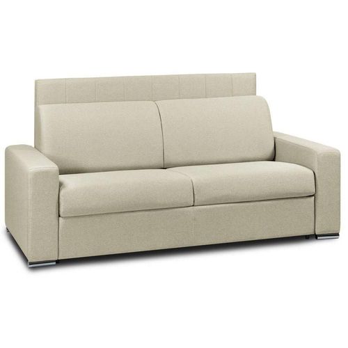 Canap 2- Canapexpress Lattes 120cm Matelas Mmory 22cm Tte De Lit Intgre Polyurthane cru