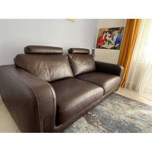 Canape 2 Places En Cuir Wenge Roche Bobois Tres Bon Etat