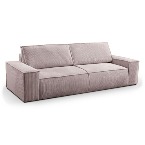 Canap 3 Places Convertible En Velours Ctel Rose Amelia De Pascal Morabito