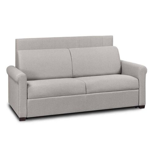 Canap Belle Epoque Canapexpress Lattes Matelas Mmory 22cm Tte De Lit Intgre Velours Gris