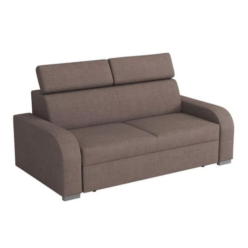 Canap Etrcala 102, Fonction De Couchage, Bote De Literie, Marron