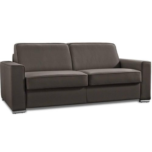 Canap Convertible 3-4 Places Excellence 160 Cm Matelas Memory 18 Cm Inclus Polyurthane Marron