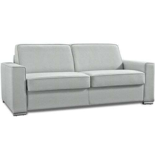 Canap Convertible Express Excellence Renatonisi Matelas Memory 18cm Inclus Polyurthane Gris Clair