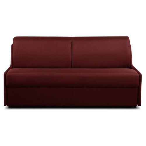 Canap Convertible Monaco Matelas Mmory 20cm Express Lattes 120cm Microfibre Bordeaux