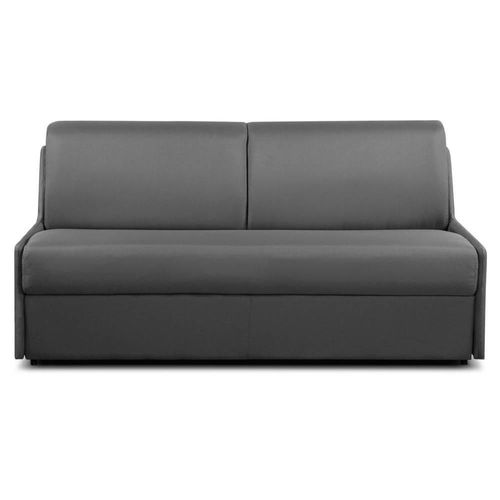 Canap Convertible Monaco Matelas Mmory 20cm Express Lattes 160cm Microfibre Graphite