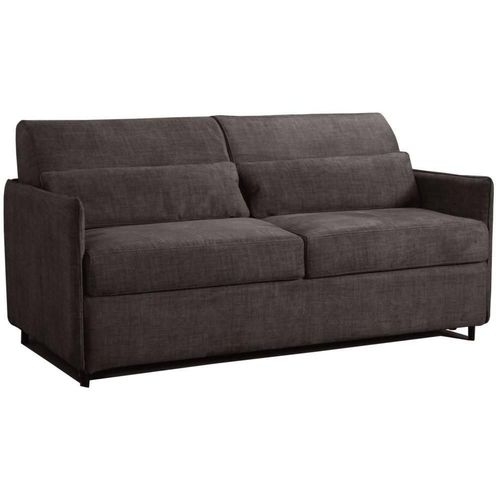 Canap Convertible Express Jumbo Marron Couchage 160* 197*20cm Mmoire De Forme Lattes
