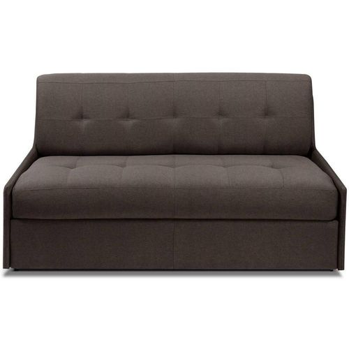 Canap Convertible Triomphe Matelas 16cm Systme Express Sommier Lattes 140cm Microfibre Marron