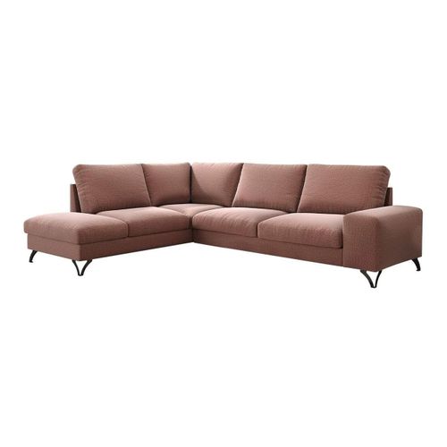 Canap D'angle Comfidream 112, Rose, Fonction De Couchage