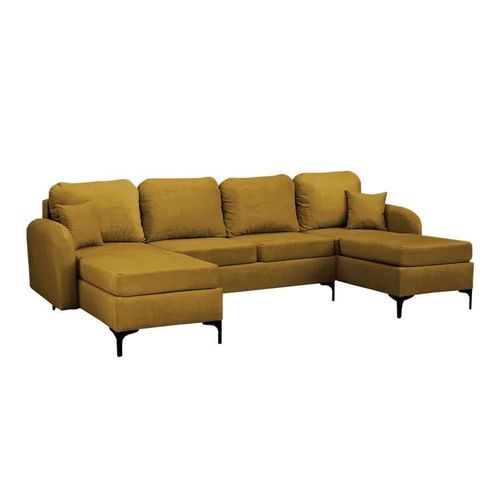Canap D'angle Torlua 104, Jaune, Fonction De Couchage, 293x172x96cm