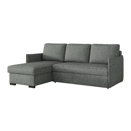 Canap D'angle Columbus 208, Gris, Fonction De Couchage, 220x160x90cm