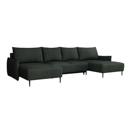 Canap D'angle Columbus 223, Gris, Fonction De Couchage, 328x160x88cm
