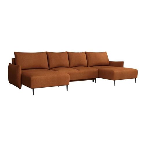 Canap D'angle Columbus 223, Jaune, Fonction De Couchage, 328x160x88cm