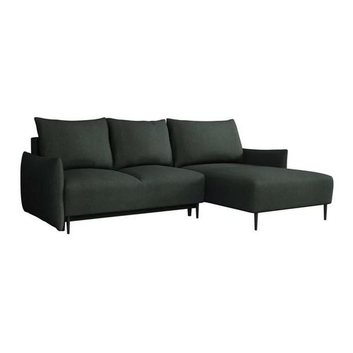 Canap D'angle Columbus 224, Gris, Fonction De Couchage, 240x160x88cm
