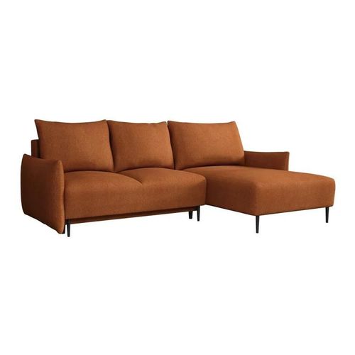 Canap D'angle Columbus 224, Jaune, Fonction De Couchage, 240x160x88cm