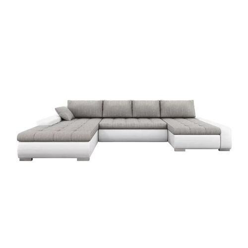 Canap D'angle Comfivo 106, Gris, Fonction De Couchage, 394x213x80cm