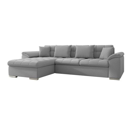 Canap D'angle Comfivo 107, Gris, Fonction De Couchage, 280x160x76cm