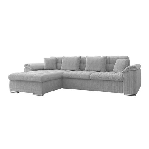Canap D'angle Comfivo 107, Gris, Fonction De Couchage, 280x160x76cm
