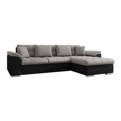Canap D'angle Comfivo 107, Gris, Fonction De Couchage, 280x160x76cm