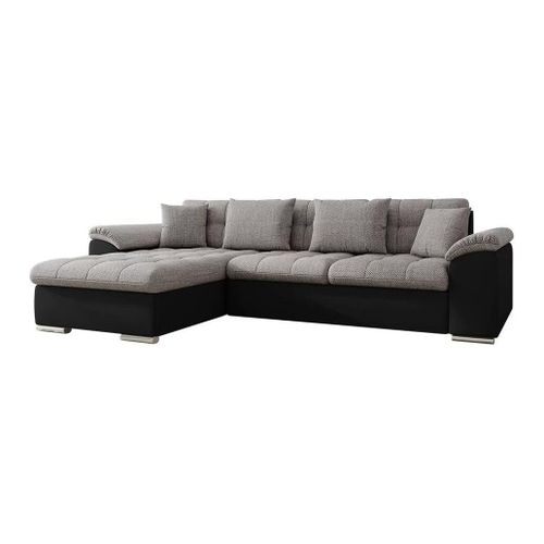 Canap D'angle Comfivo 107, Gris, Fonction De Couchage, 280x160x76cm