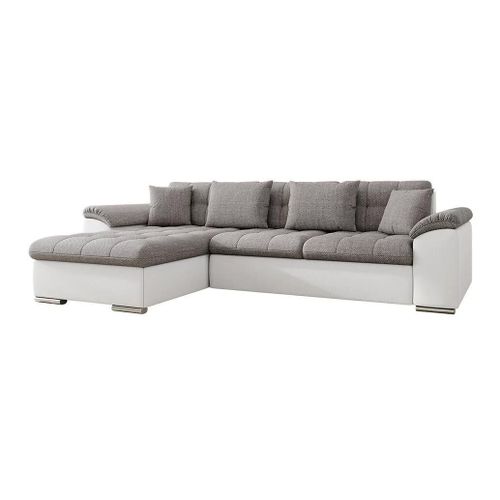 Canap D'angle Comfivo 107, Gris, Fonction De Couchage, 280x160x76cm