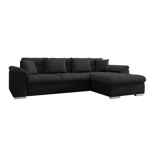 Canap D'angle Comfivo 107, Gris, Fonction De Couchage, 280x160x76cm