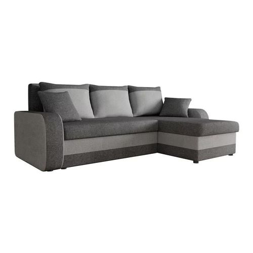 Canap D'angle Comfivo 135, Gris, Fonction De Couchage, 238x147x80cm