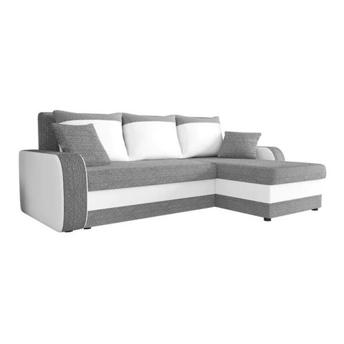 Canap D'angle Comfivo 135, Gris, Fonction De Couchage, 238x147x80cm