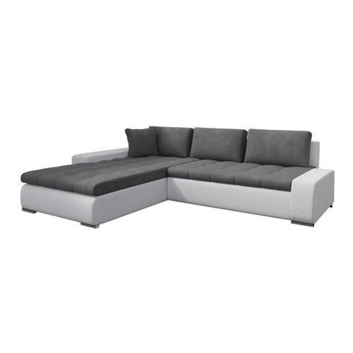 Canap D'angle Comfivo 147, Gris, Fonction De Couchage, 302x213x80cm