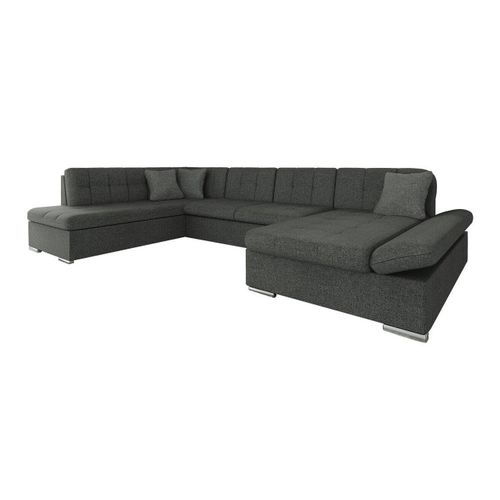 Canap D'angle Comfivo 149, Gris, Fonction De Couchage, 345x205x76cm