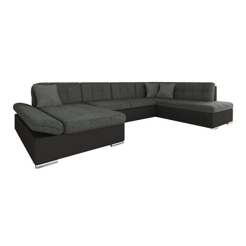 Canap D'angle Comfivo 149, Gris, Fonction De Couchage, 345x205x76cm