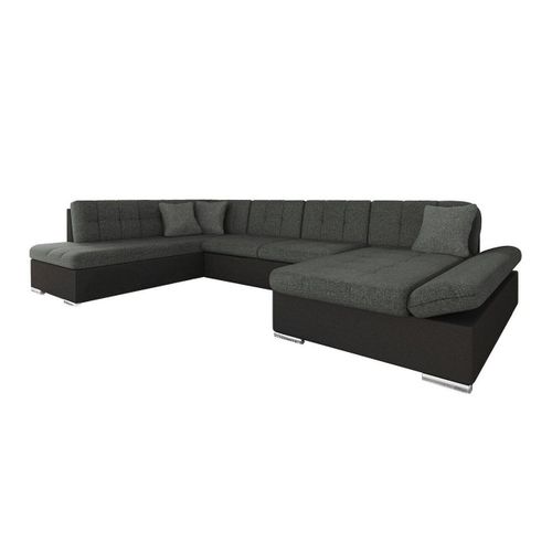 Canap D'angle Comfivo 149, Gris, Fonction De Couchage, 345x205x76cm