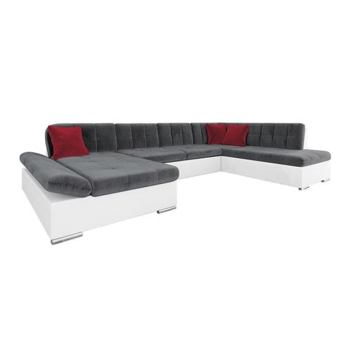 Canap D'angle Comfivo 150, Gris, Fonction De Couchage, 345x205x76cm