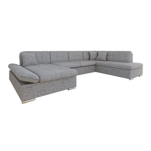 Canap D'angle Comfivo 150, Gris, Fonction De Couchage, 345x205x76cm
