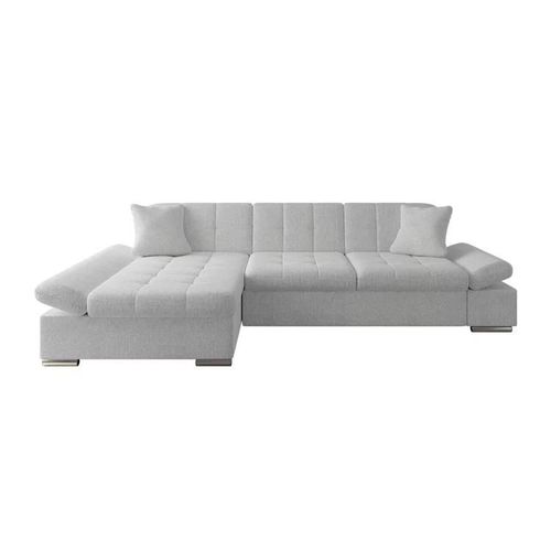 Canap D'angle Comfivo 152, Gris, Fonction De Couchage, 278x161x76cm