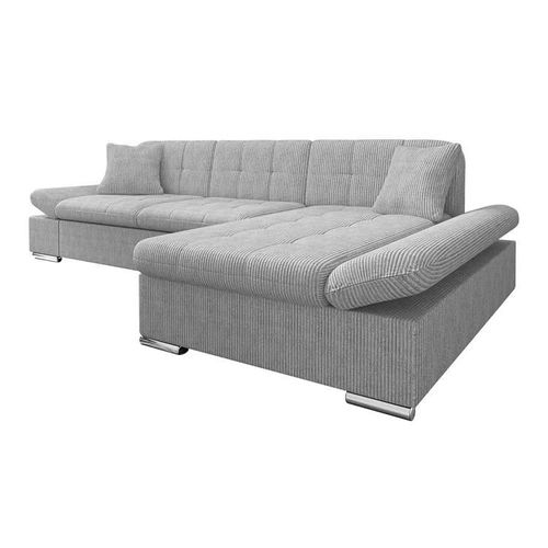 Canap D'angle Comfivo 152, Gris, Fonction De Couchage, 278x161x76cm