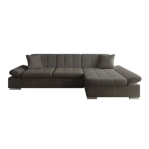 Canap D'angle Comfivo 152, Gris, Fonction De Couchage, 278x161x76cm