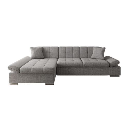 Canap D'angle Comfivo 152, Gris, Fonction De Couchage, 278x161x76cm
