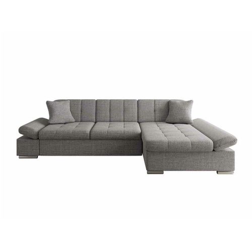Canap D'angle Comfivo 152, Gris, Fonction De Couchage, 278x161x76cm