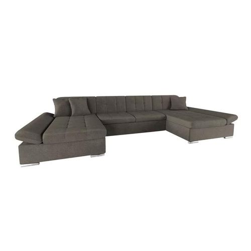 Canap D'angle Comfivo 155, Marron, Fonction De Couchage, 360x160x75cm