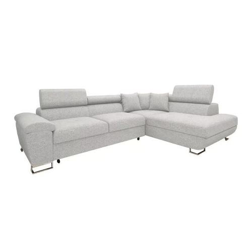 Canap D'angle Comfivo 166, Gris, Fonction De Couchage, 270x202x71cm