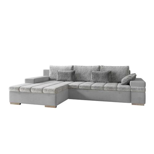 Canap D'angle Comfivo 169, Gris, Fonction De Couchage, 310x175x83cm