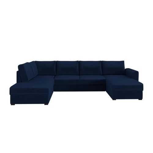 Canap D'angle Comfivo 189, Bleu, Fonction De Couchage, 305x188x85cm