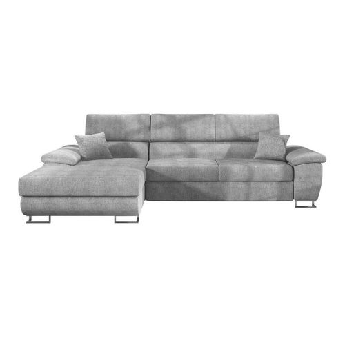 Canap D'angle Comfivo 192, Gris, Fonction De Couchage, 275x170x71cm