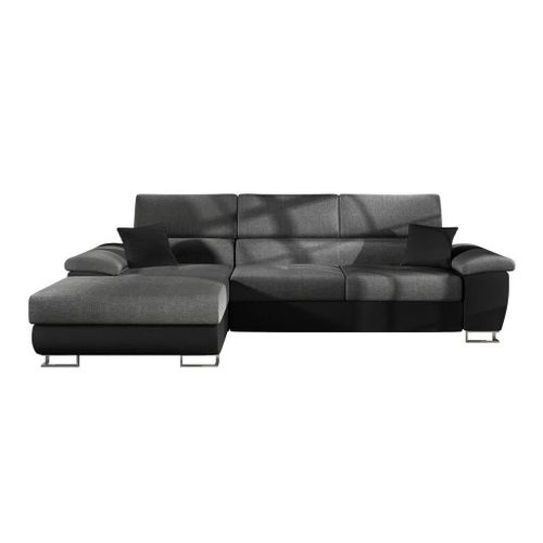 Canap D'angle Comfivo 192, Gris, Fonction De Couchage, 275x170x71cm