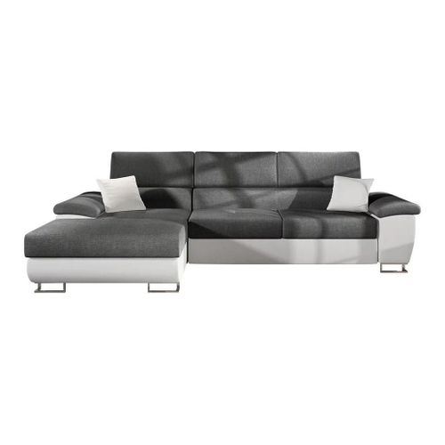 Canap D'angle Comfivo 192, Gris, Fonction De Couchage, 275x170x71cm