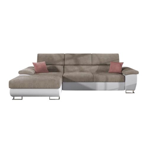 Canap D'angle Comfivo 192, Marron, Fonction De Couchage, 275x170x71cm