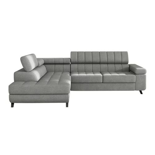 Canap D'angle Comfivo 207, Gris, Fonction De Couchage, 264x203x73cm