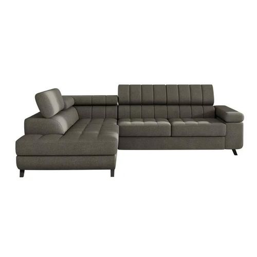 Canap D'angle Comfivo 207, Gris, Fonction De Couchage, 264x203x73cm