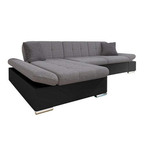 Canap D'angle Comfivo 219, Gris, Fonction De Couchage, 278x161x76cm