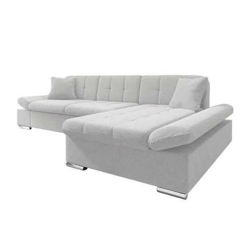Canap D'angle Comfivo 219, Gris, Fonction De Couchage, 278x161x76cm